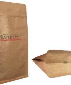 FLAT BOTTOM - BOX POUCH (KRAFT)